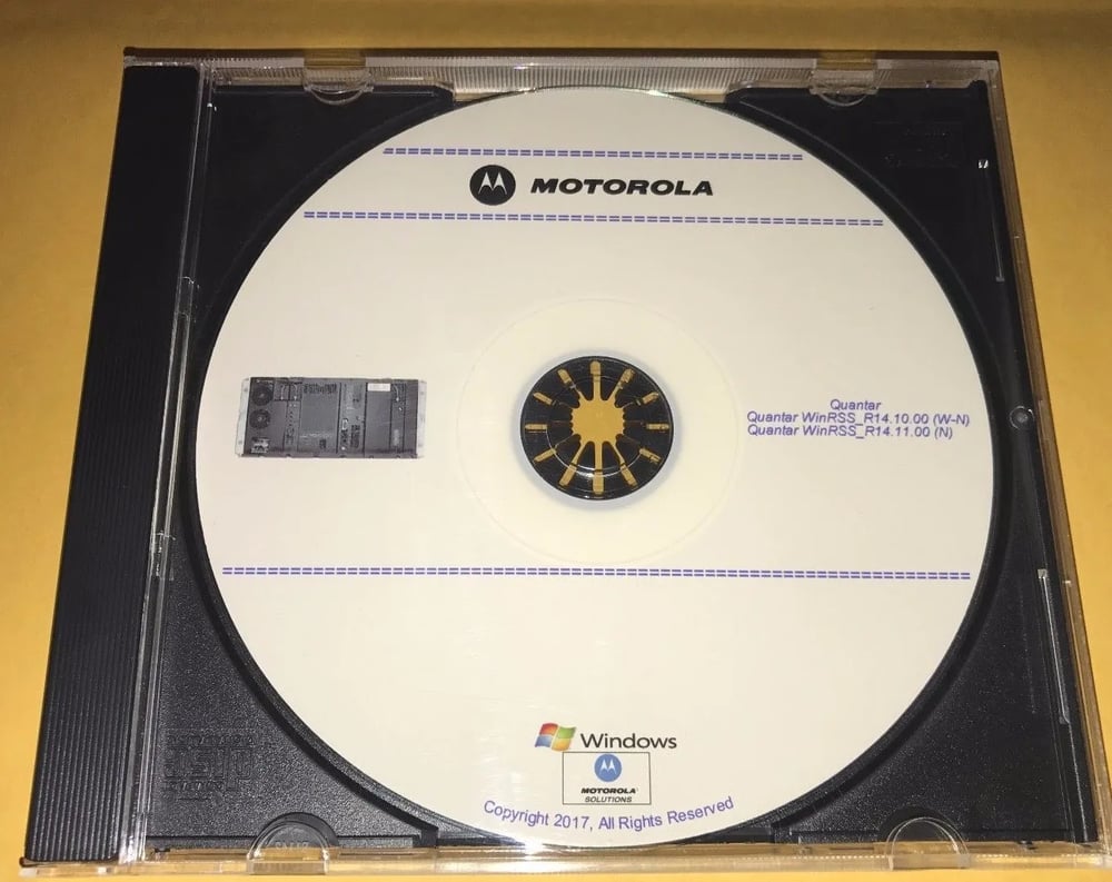 Image of Motorola QUANTAR WIDE R14.10.00 Narrow R14.11.00 Programming CPS