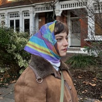 Image 2 of Head Scarf 'Waulking in Jura'