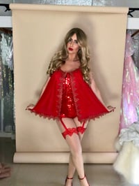 Image 2 of Babydoll with lace edge