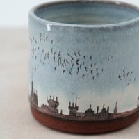 Image 2 of Rooftops and Birds Mug