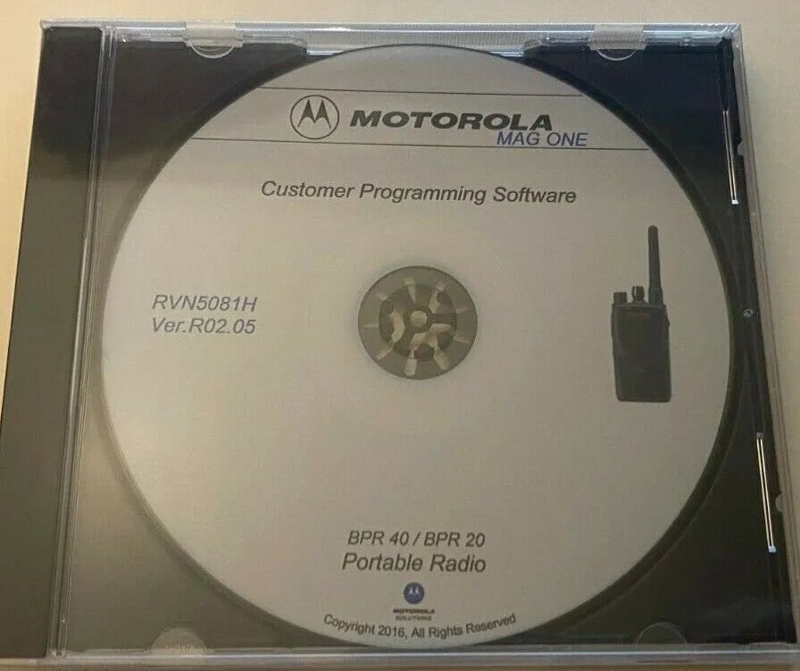 Image of Motorola Mag One R02.05 BPR20 BPR40 Programming CPS