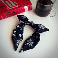 Flannel Snowflake Headband