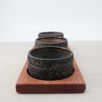 Image 4 of Black Ceramic Large Serving Set