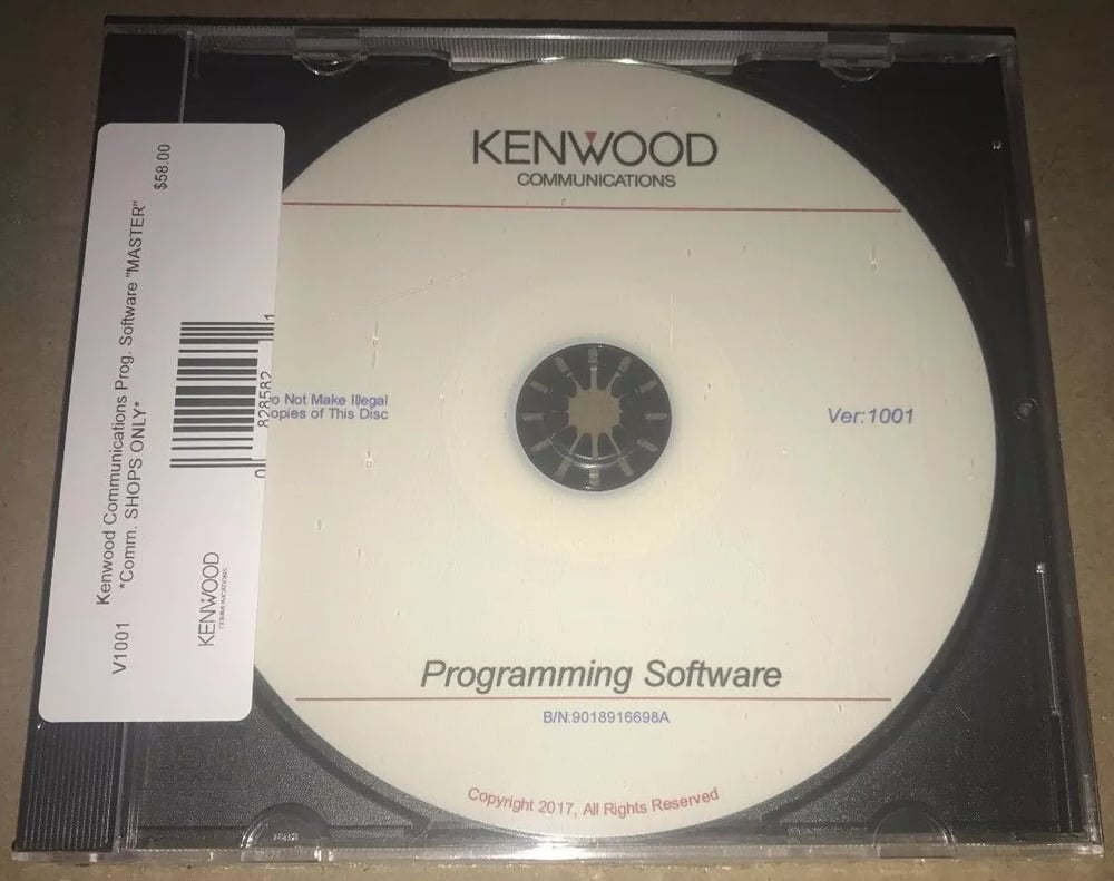 Image of Kenwood Communications KPG Radio Programming Software Master CD Perfect For Radio Shops!