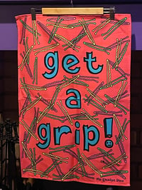 ‘Get A Grip’ Teatowel