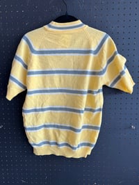 Image 2 of Yellow stripped sweater tee 