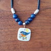 Blue Song Bird Pendant