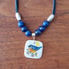 Blue Song Bird Pendant