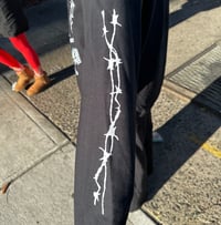Image 2 of LOWLVL SWEATER W/ BARBED WIRE SLEEVES