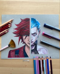 Image 1 of DRAWING Vi|Jinx