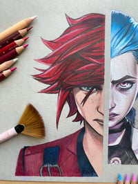 Image 2 of DRAWING Vi|Jinx