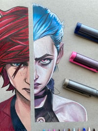 Image 3 of DRAWING Vi|Jinx