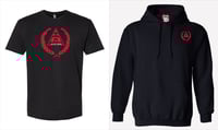 Image 1 of The Black Knight of I Am The Throne | Red | Hoodie + T Shirt +  Gym Bag