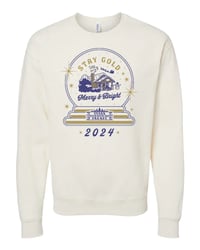 Image 1 of OFFICIAL STAY GOLD TULSA CHRISTMAS PARADE 2024 SWEATSHIRT 