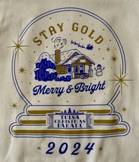 Image 2 of OFFICIAL STAY GOLD TULSA CHRISTMAS PARADE 2024 SWEATSHIRT 