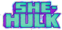 4" SheHulk logo holographic sticker