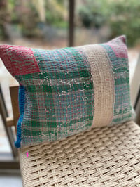 Image 2 of Coussin en Kantha Patchwork