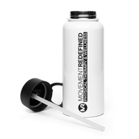 Image 5 of Stainless steel water bottle with a straw lid