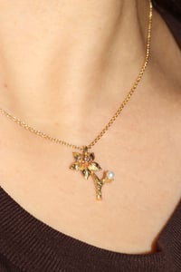 Image 4 of Hellebore Flower Necklace