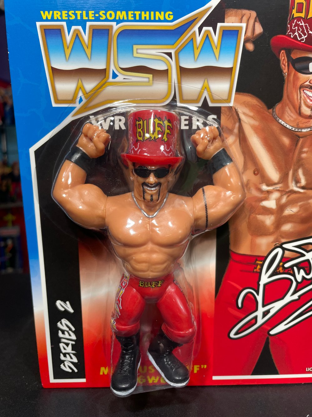 **IN STOCK** BUFF BAGWELL RETRO WRESTLE-SOMETHING WRESTLERS SERIES 2 FIGURE BY FC TOYS