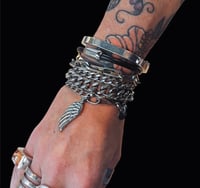 Image 3 of Angel Bracelet (XL Cuban link)