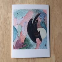 Image 1 of Star Cat Greeting Card