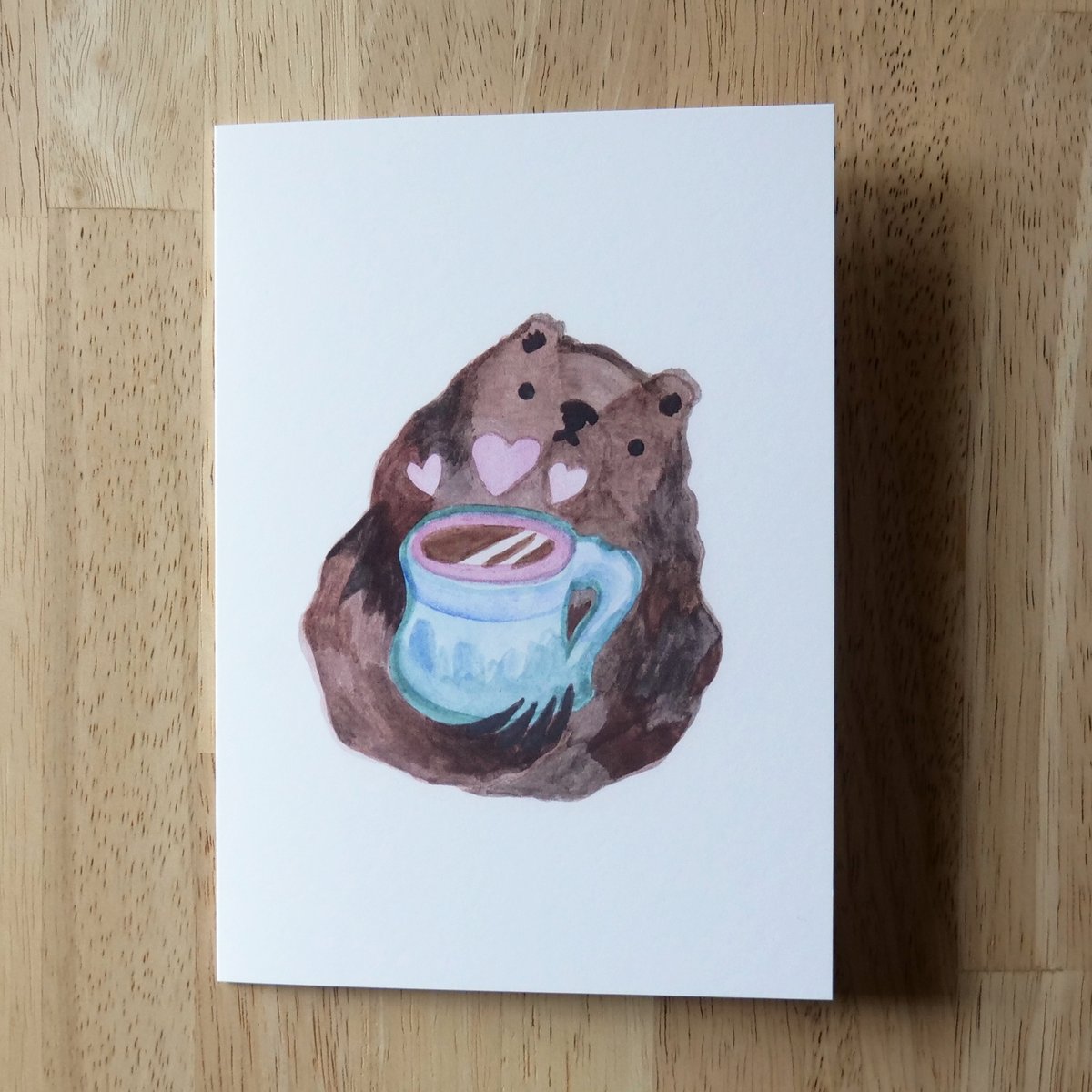 Image of Morning Bear Greeting Card