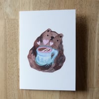 Image 1 of Morning Bear Greeting Card