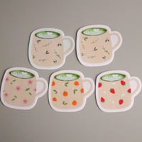 Image 1 of matcha latte sticker