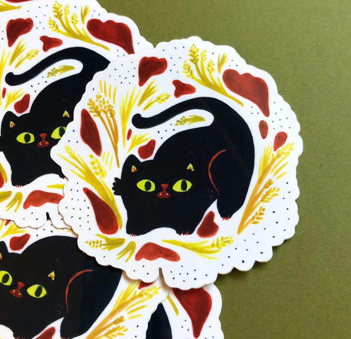 Image of Black Cat Sticker