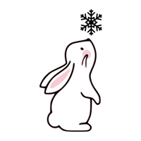 Image 1 of Snow Bunny Temporary Tattoos 