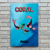 Coral by Joey Fanoele - w/ORIGINAL WATERCOLOR DRAWING