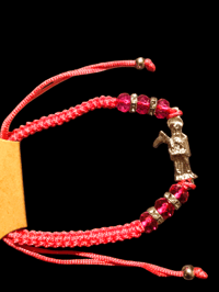 Pink Santa Muerte Bracelet 