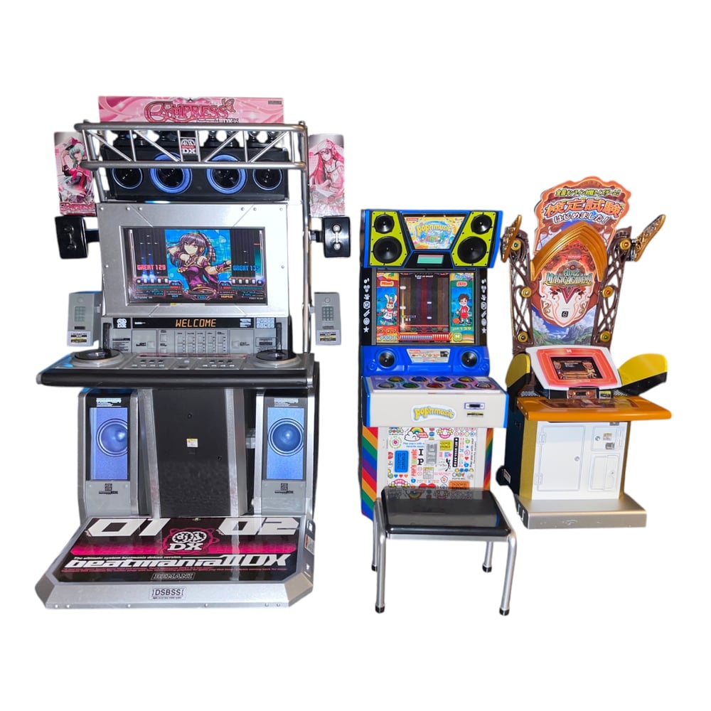 miniature arcade cabinets