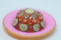 Image 1 of Aspic on Pink & Gold Plate - Bolo Tie