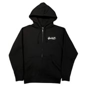 Image of SKY HIGH SCRIPT HOODED ZIP SWEATSHIRT