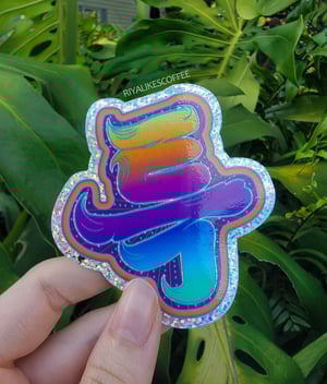 특 Glitter Sticker 