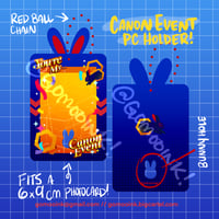 Image 1 of [PREORDER] Canon Event Bunny Acrylic Photocard Holder