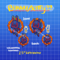 Image 2 of Bunny + Kitty 99 Stickers and Charms