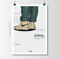 Image 1 of Sneaker Poster Converse Chuck Taylor x Nike x A Ma Maniere