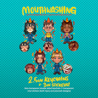 Image 2 of  Mouthwashing Keychains and Stickers