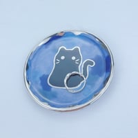 Image 6 of Galaxy Black cat trinket dishes (choose your design)