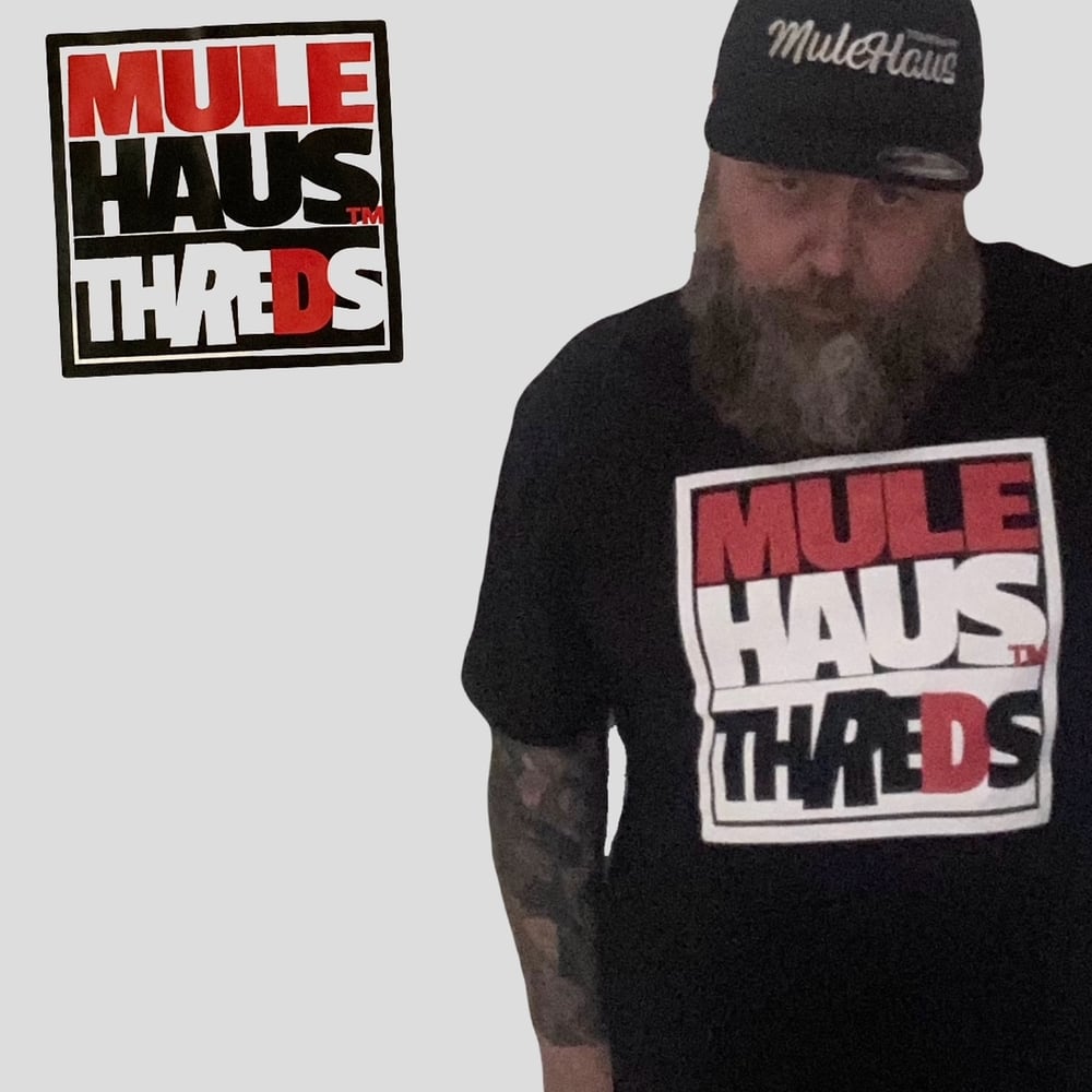 MH0039BK MULE HAUS THREDS TEE BLK