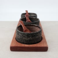 Image 14 of Black Ceramic Large Serving Set