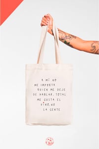 Bolso tote Me gusta el vino