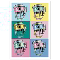 Image 2 of Pastel Tough Nut • GAA Hurling Pop Art Print