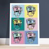 Image 1 of Pastel Tough Nut • GAA Hurling Pop Art Print