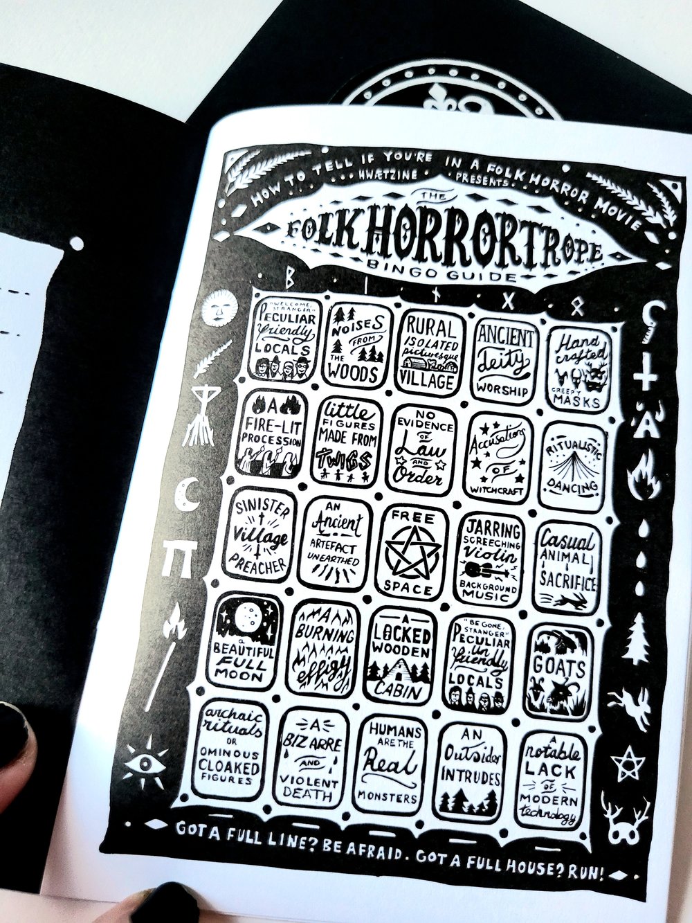 FOLK HORROR BINGO BOOKLET