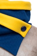 Cuello bufanda marino amarillo