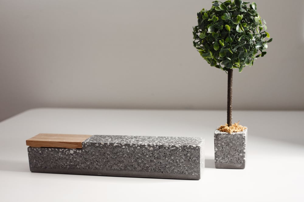 Image of BENCH 6.0 + FLOWERPOT AND TREE 